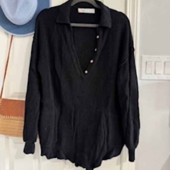 Free People Picnic Sweater Romper - Picture 1 of 3